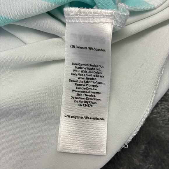 Vineyard Vines Performance Polo Shirt Mens Large Blue Stripes Preppy Rugby Golf - Picture 4 of 12